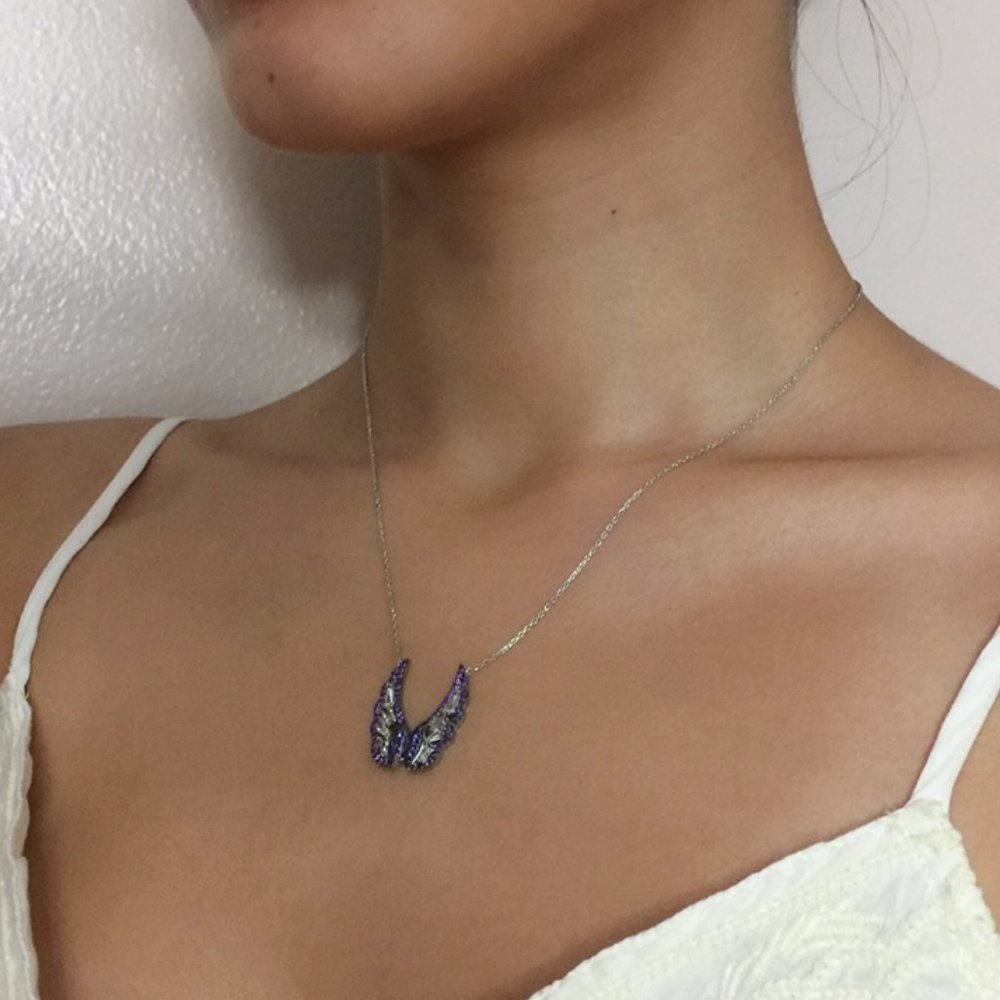 NWT Angle's Wing Sterling Silver Necklace